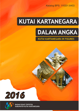 Kutai Kartanegara Regency In Figures 2016